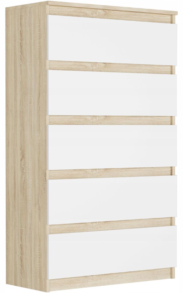 Komoda 70 cm 5 zásuvek skříňka FRAMIRE R-5 mix sonoma Obrázek produktu 