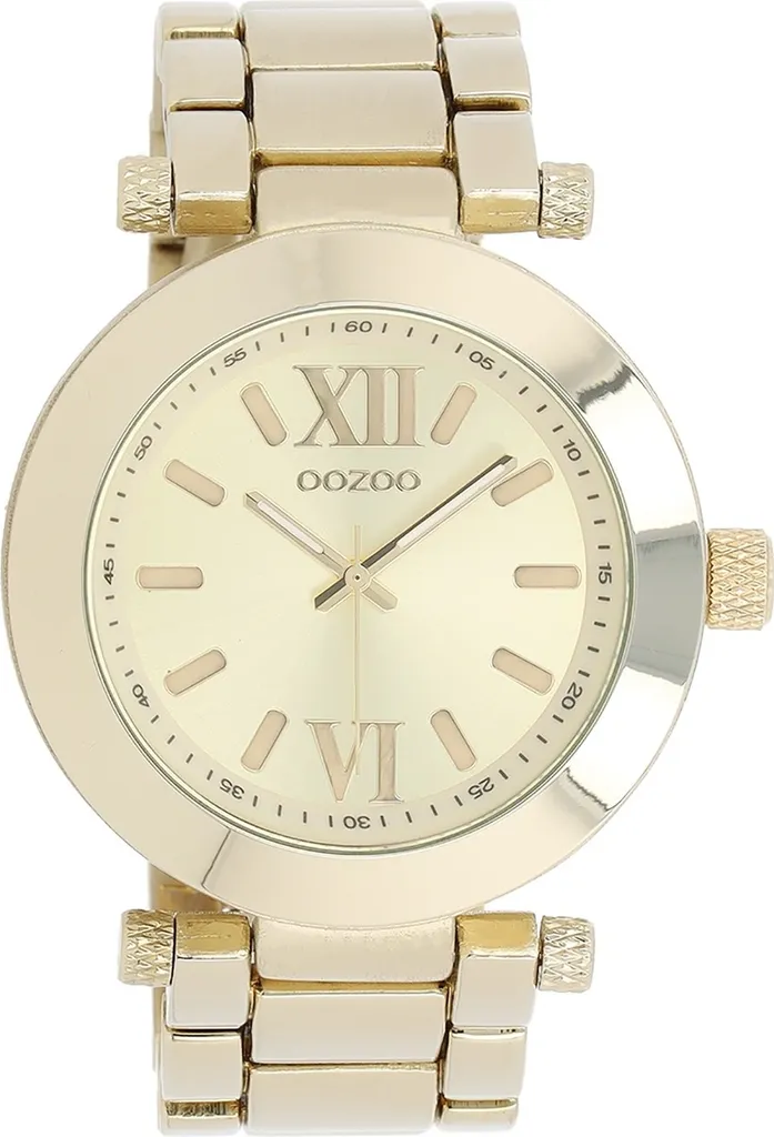 Montre Analogique Or Brillant Oozoo Vintage UOC5753A en Acier Rigide