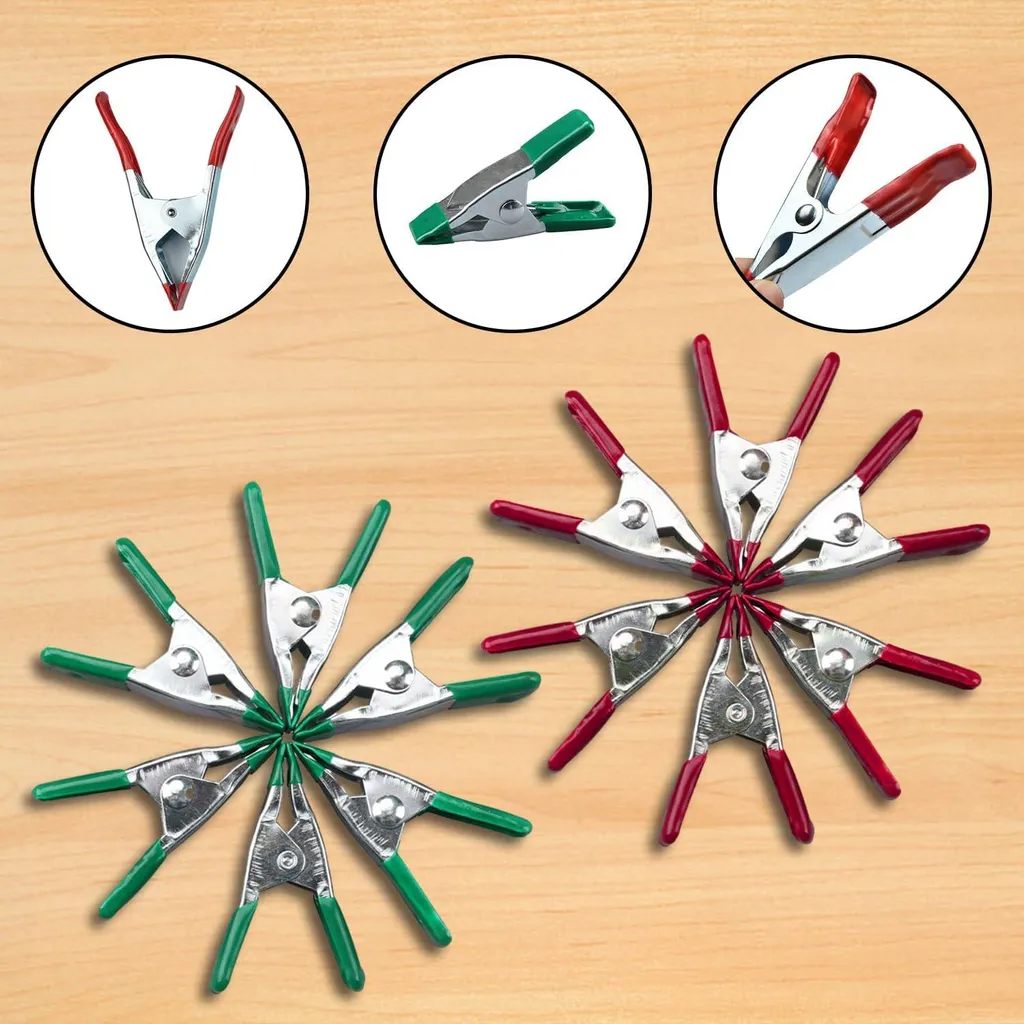 Pinces de Fixation Multifonctions pour Camping et Jardin - Pack de 20