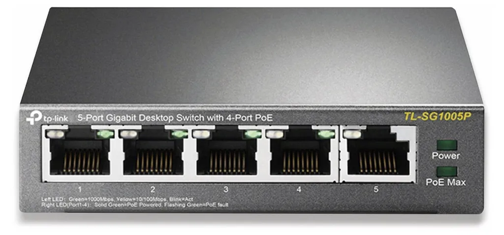 Switch Ethernet Gigabit TP-Link TL-SG1005P Réseau PoE+ Haute Vitesse