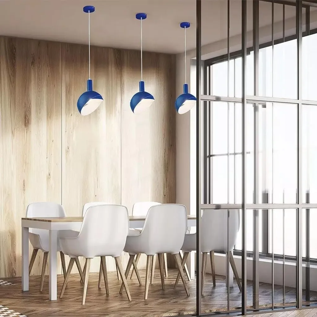 Suspension Bleue VT-7100 Solution Éclairage Moderne Métal E14 V-TAC 60W - 3