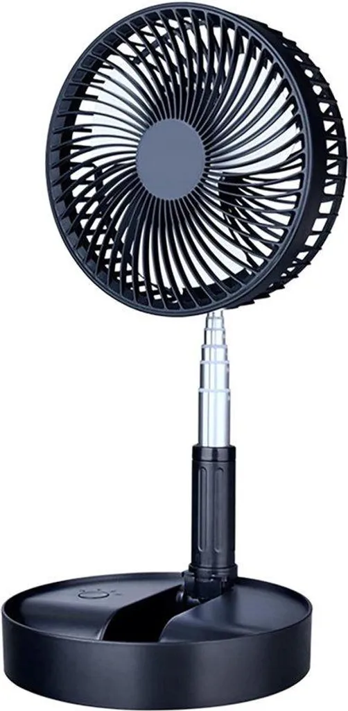 Mini ventilateur de bureau portable et télescopique USB 4 modes de souffle