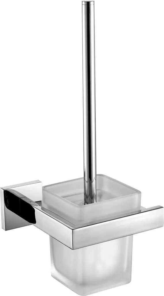KWC AR Portaspazzolino WC CUBUS in Inox - Kit Completo da Parete hgl