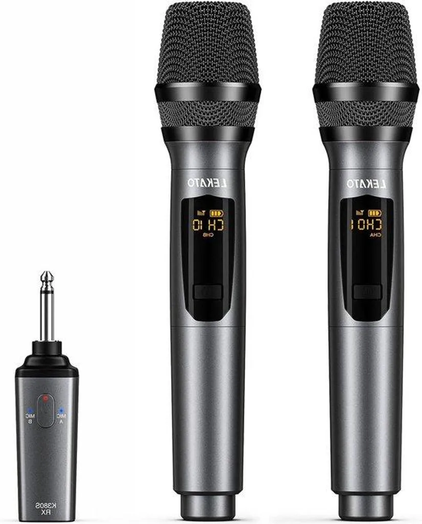Système de Micro sans Fil 2.4 GHz avec Autonomie 30h pour Église et DJ