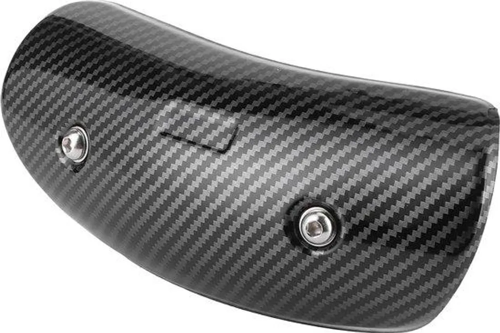 Tuyau d'échappement universel avec protection thermique carbone 60cm