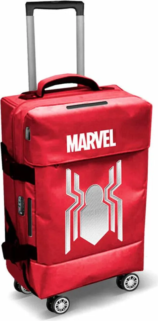 Valise rigide Marvel Spiderman 55cm : Trolley léger et ultra résistant