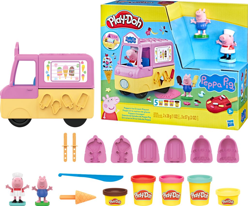 Play-Doh Hracia súprava Peppa's Ice Cream, 3 rok / roky, Obrázok produktu 