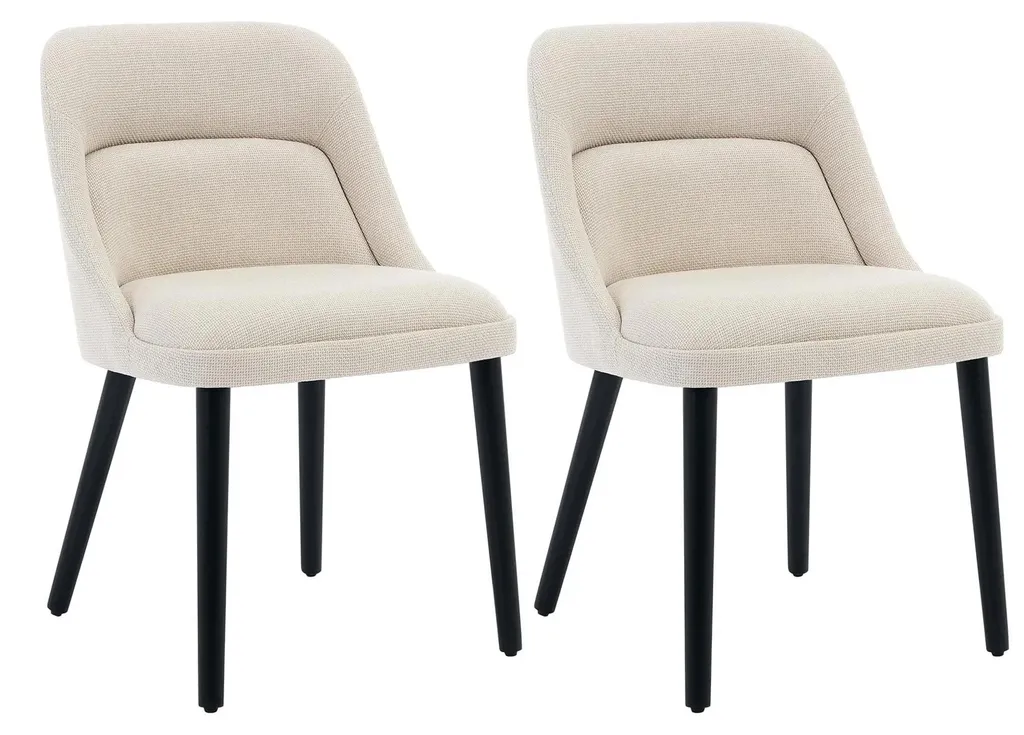 Chaise de salle à manger rembourrée au design moderne, confort premium