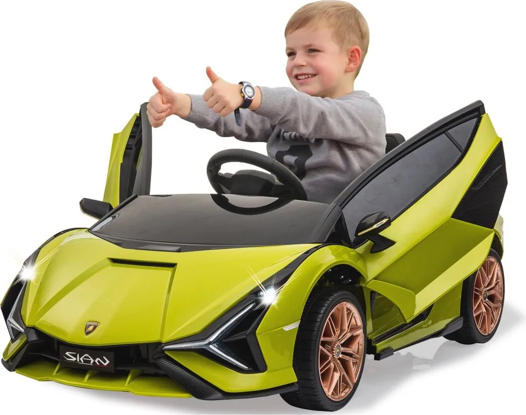 Lamborghini Enfant 12V Vert FKP 37 : Cadeau Idéal pour Jouer Dehors - 11