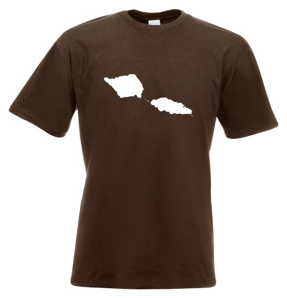 Kiwistar - T-Shirt - Chocolate - Samoa Umriss Kontur Herren Funshirt Bedruckt Design Sprüche Spruch Motive - mit Motiv Bedruckt - Funshirt Design ...
