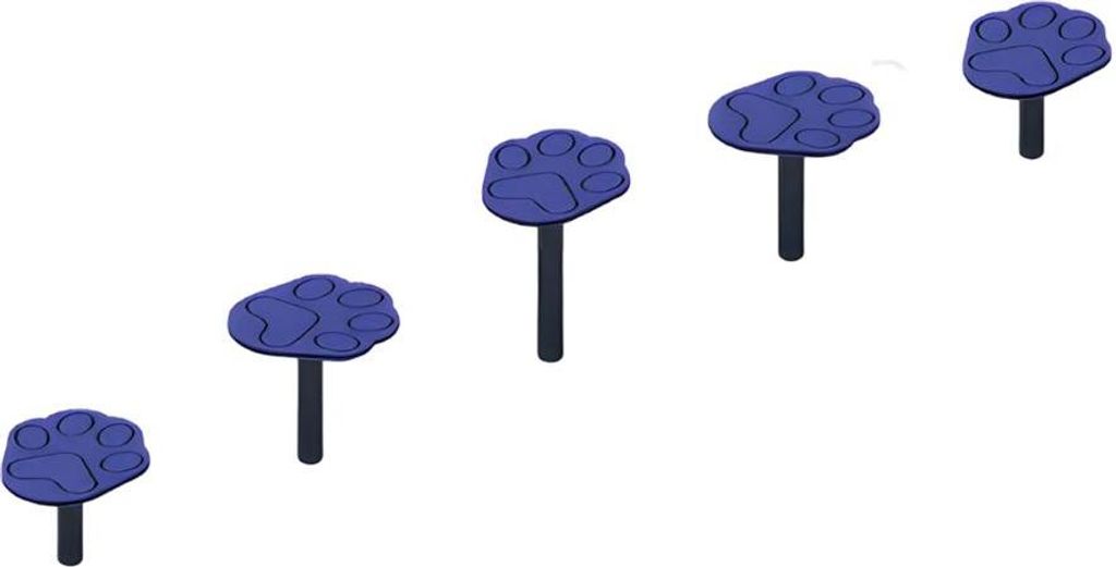 Hindernisparcours für Wippe Hindernisreihe Hunde Sprunghürden Slalomstangen