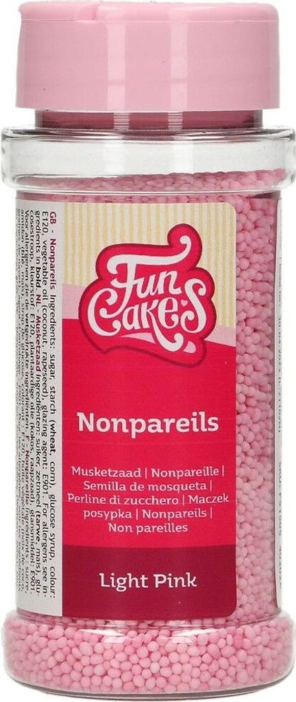 FunCakes Nonpareils - světle růžové - 80g Obrázek produktu 