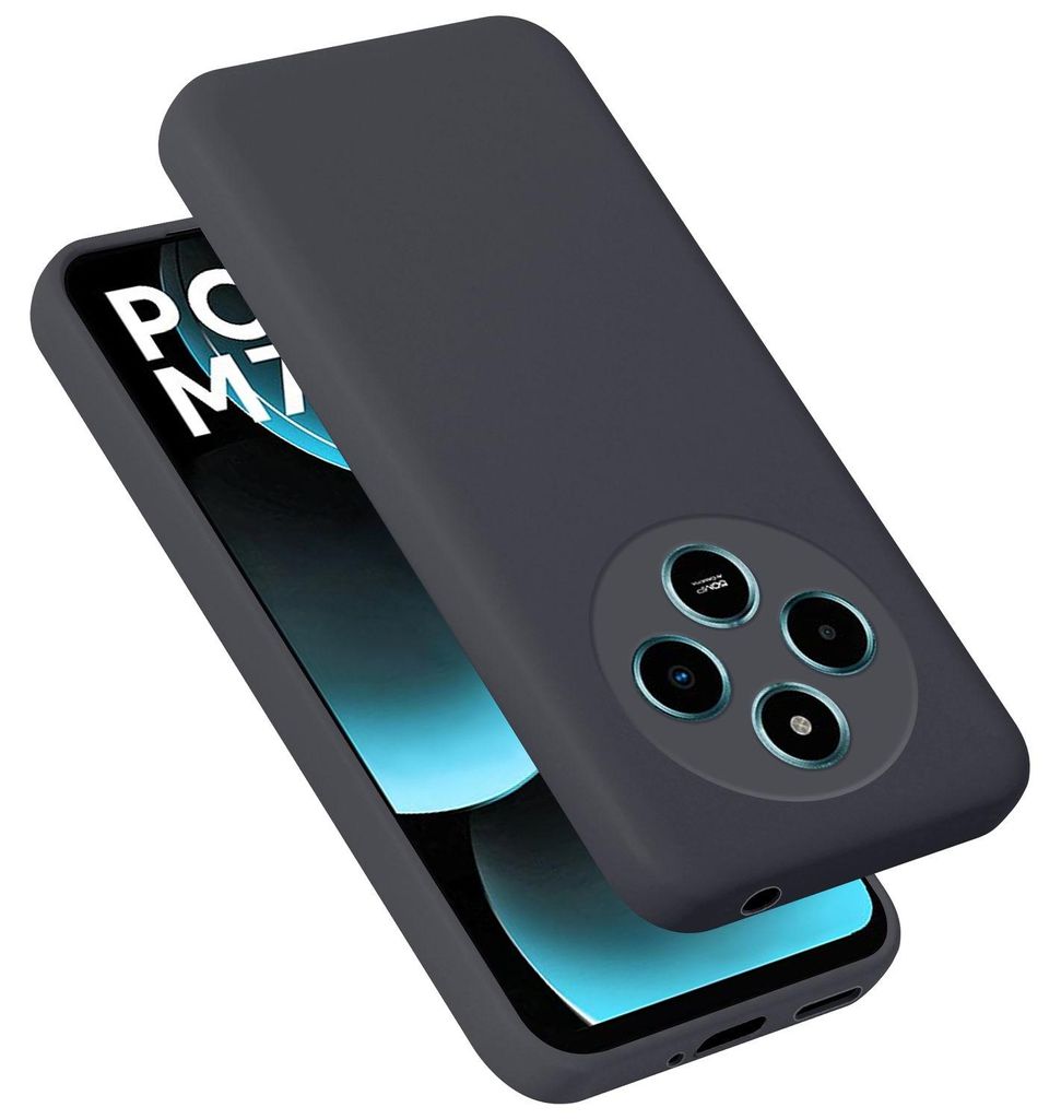 Cadorabo Hülle für Xiaomi Poco M7 5G Hülle Silikon Handyhülle Case aus flüssigem Silikon, Kratzfeste und stoßfeste Schutzhülle für Xiaomi P...