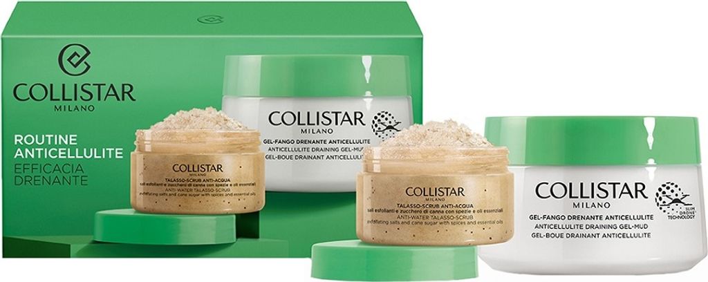 COLLISTAR Anticellulite Routine Thalasso Scrub 150g Draining Mud Gel 400ml