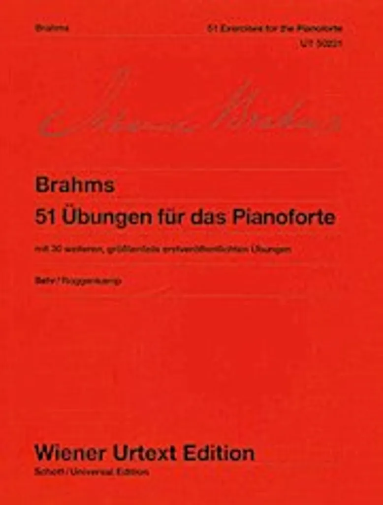 Méthode de Piano 51 Exercices de Brahms pour Perfectionner sa Technique