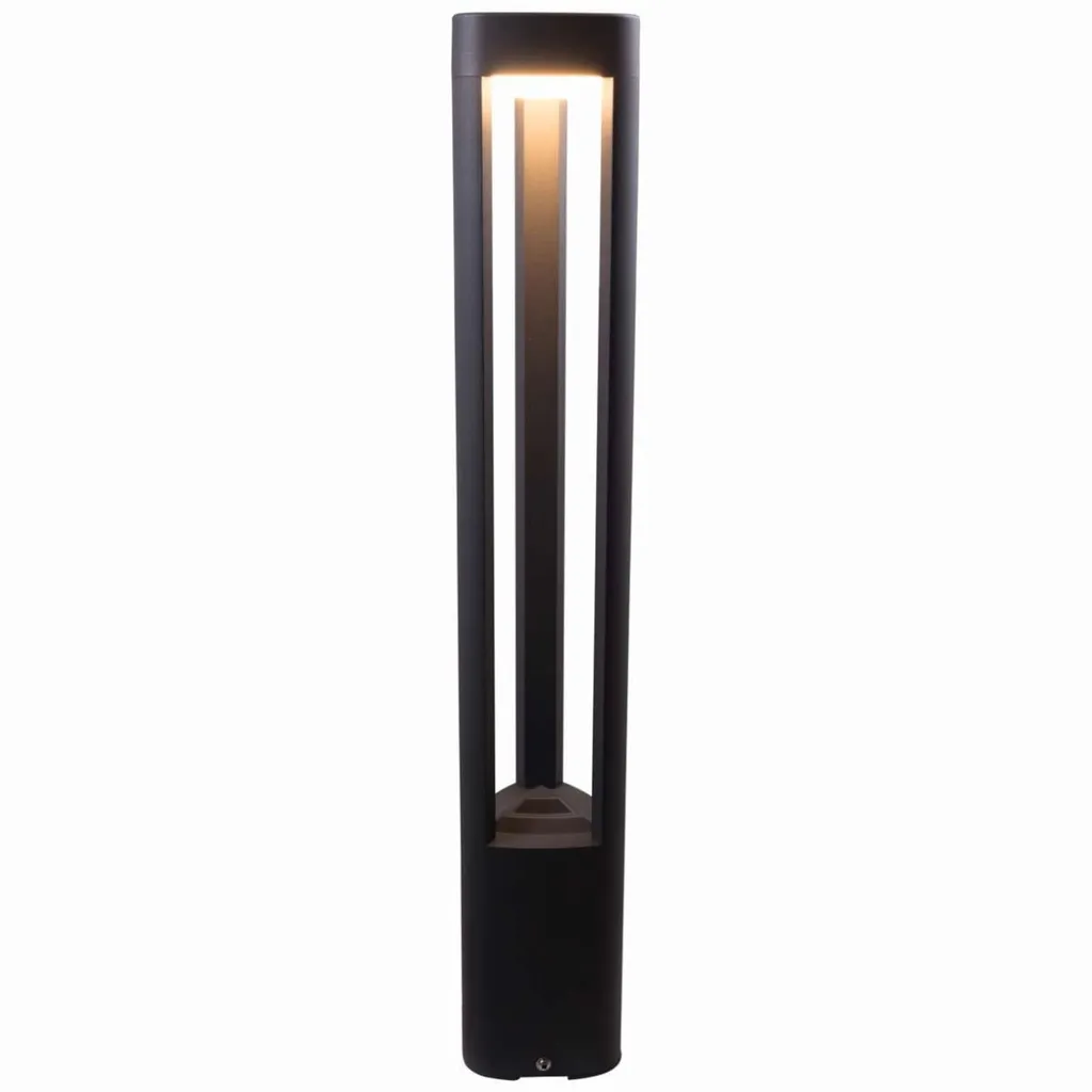 Borne LED Maryland 9W Anthracite Heitronic 35829 Éclairage Étanche