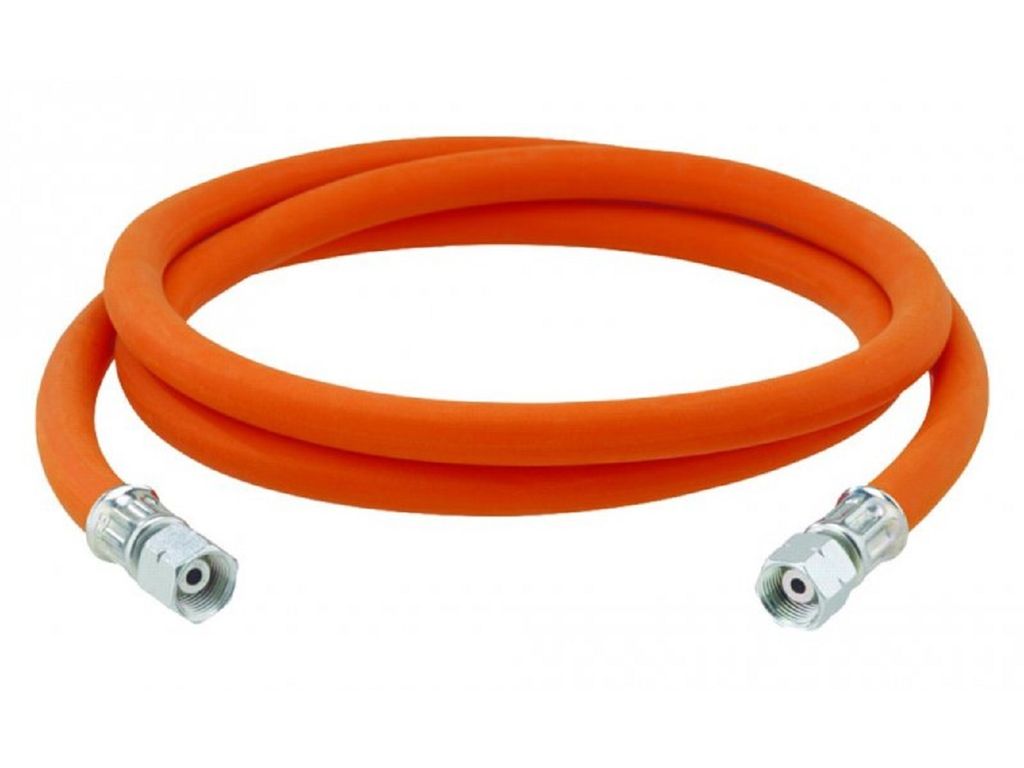 GOK Hochdruckschlauchleitung Gummi PS 30 bar, 5 Meter G 3/8 LH-ÜM x G 3/8 LH-ÜM x 5000 mm