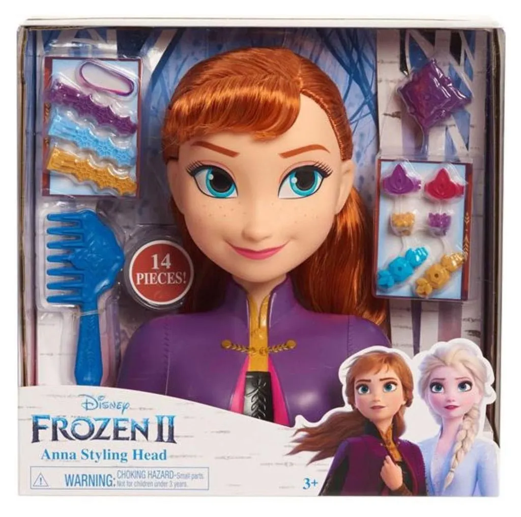 Jouet de coiffure Anna Disney Frozen 2 : 13 accessoires de beauté