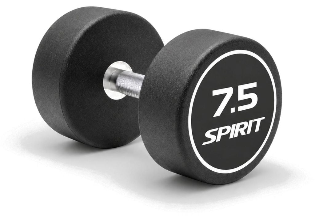 Spirit Fitness Round Rubber Kurzhantel