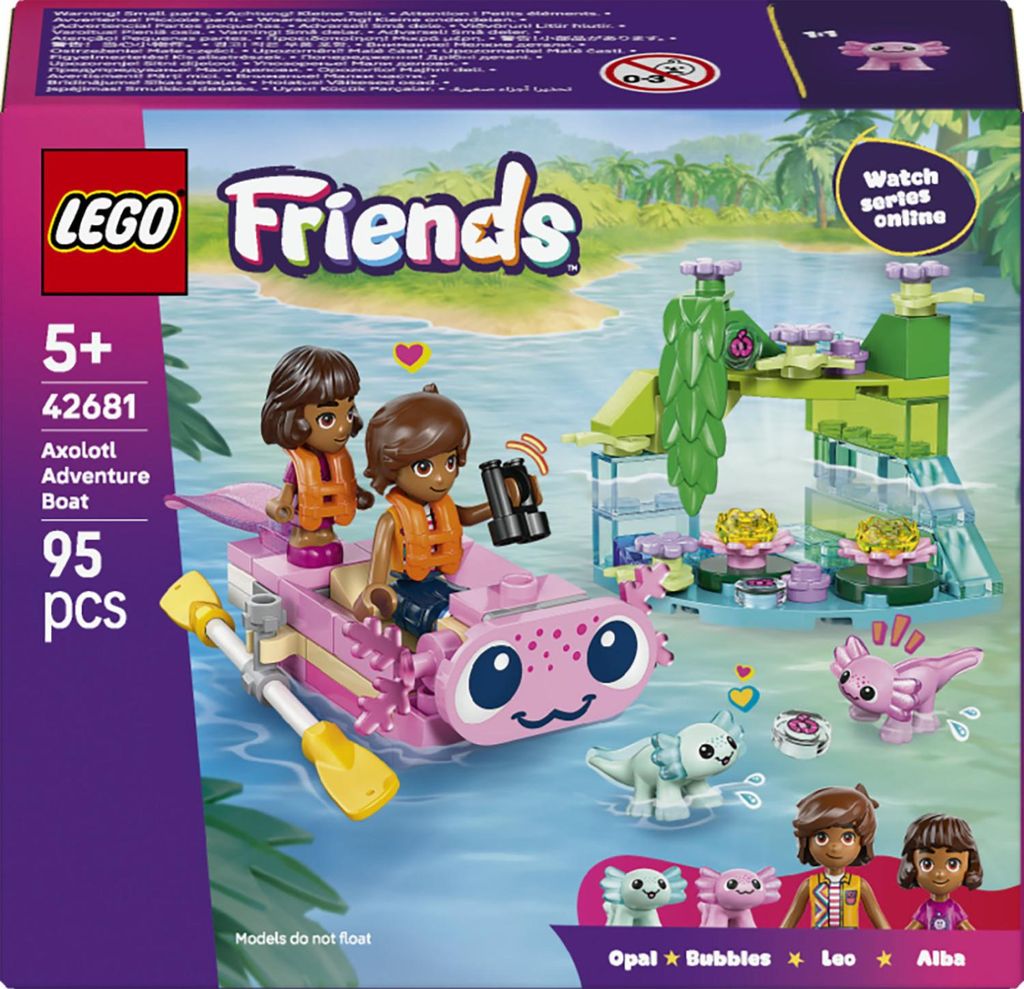 LEGO Friends Barca d'Avventura Axolotl 42681 Set da Immagine del prodotto 