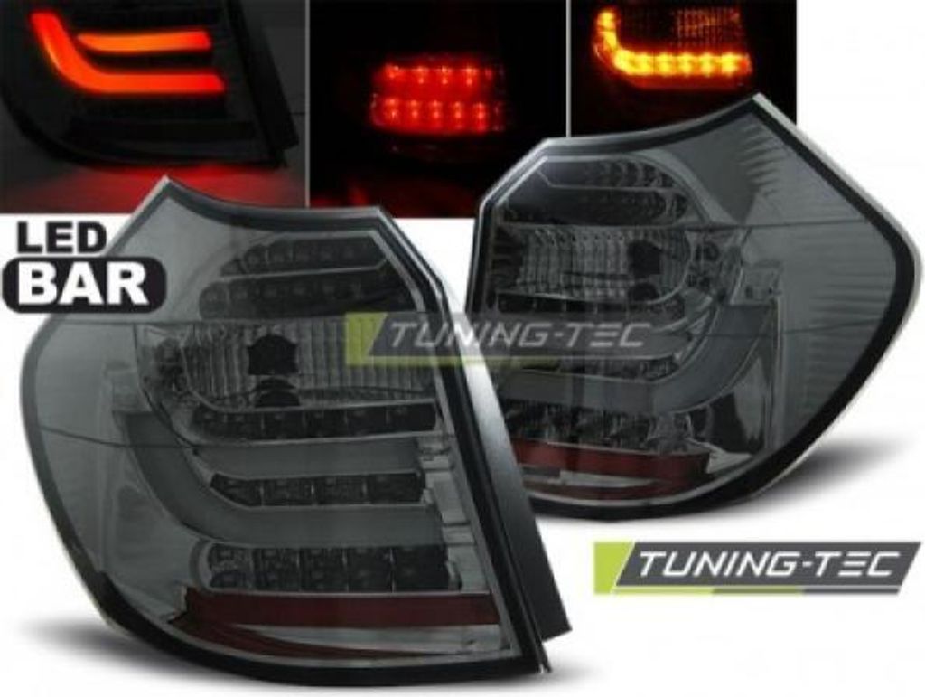 LED Lightbar Rückleuchten für BMW E81/E87 LCI Bj. 07-11 Smoke