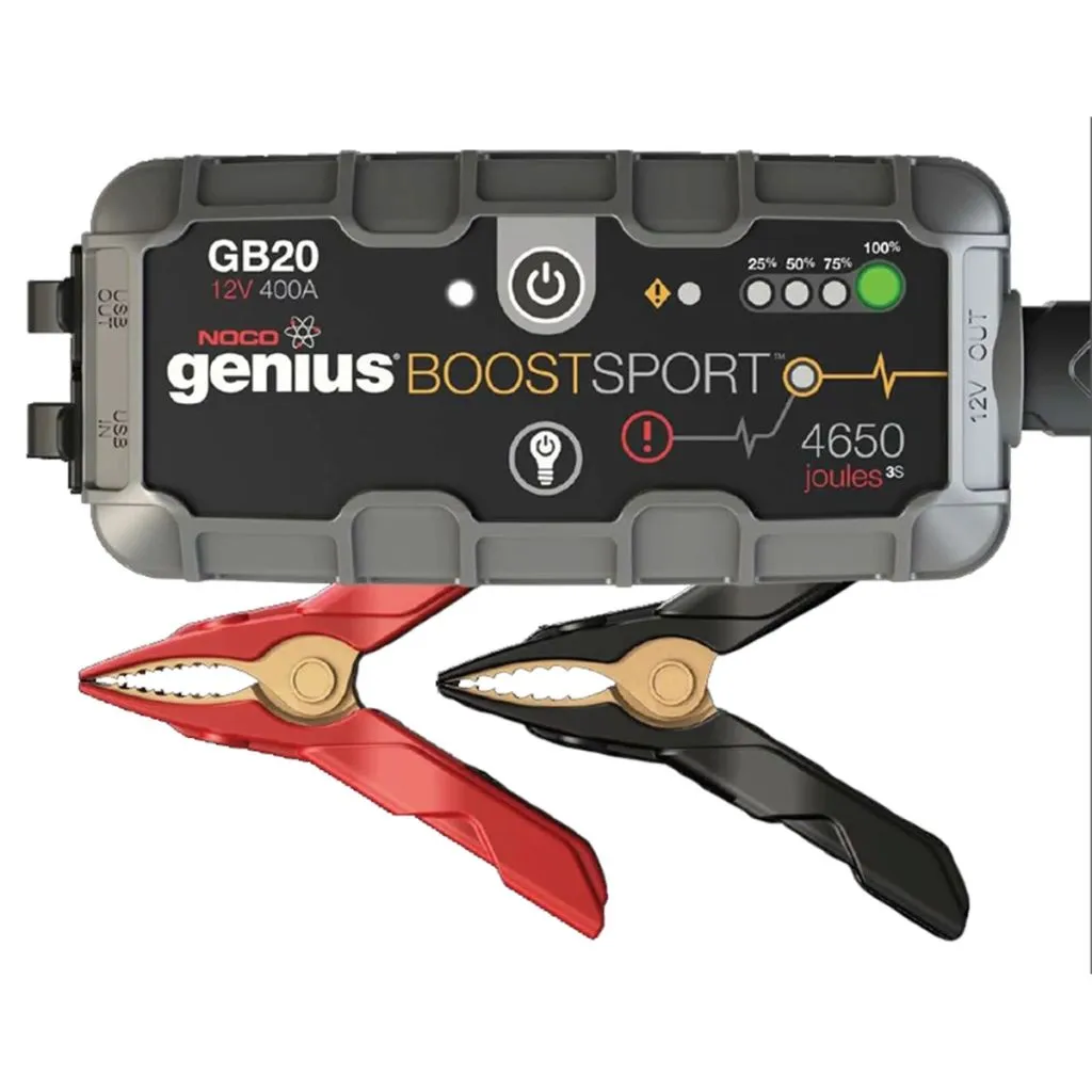 Batterie à Plat ? Booster GB20 Genius Lithium pour un Redémarrage Sûr