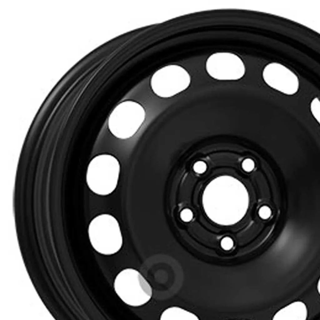 Jantes en fer ALCAR ACCIAIO 6977 6x16 5x100 ET40 Black pour Automobile