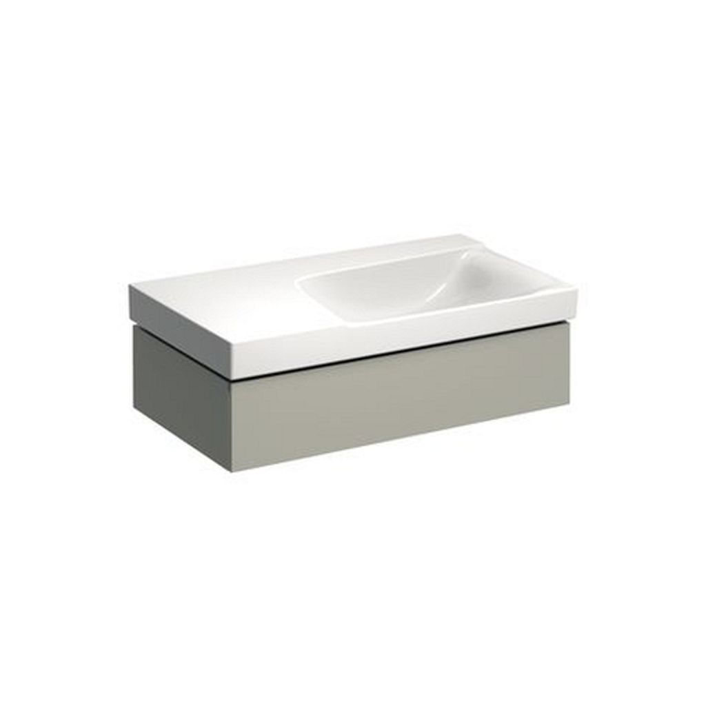 Geberit Xeno 2 Waschtischunterschrank mit Siphonausschnitt rechts, 880x220x462mm, 1 Schublade, 500.514.00.1
