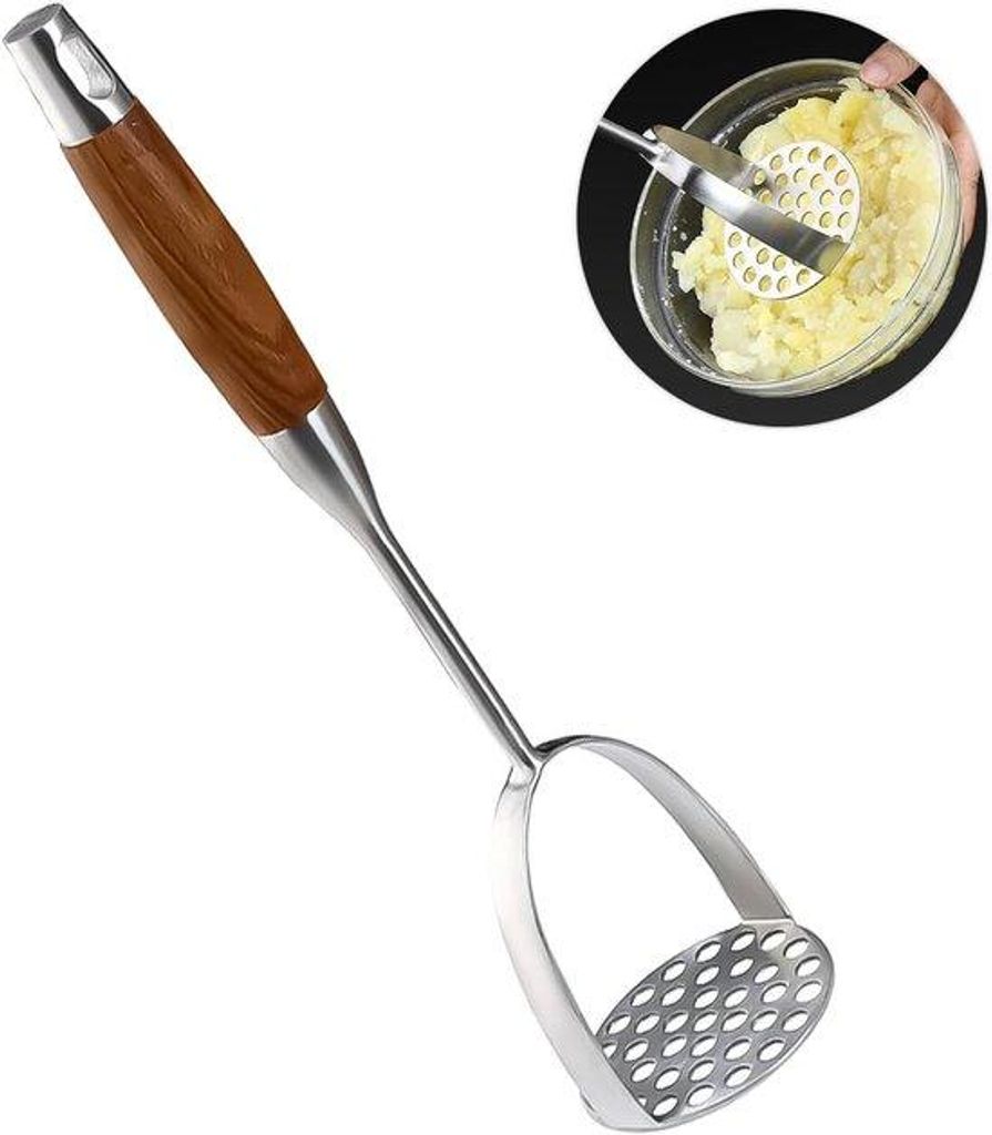 Professionelle Stahl-Gurkengratter mit Holzgriff - Hart für alle Gemüse - Waschmaschinenfest