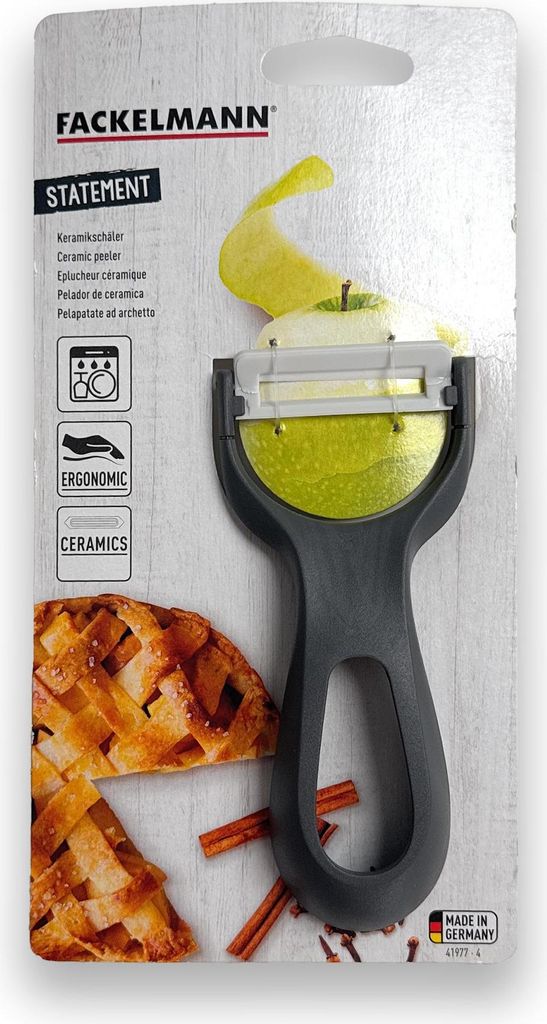 Fackelmann Éplucheur 13,5 cm, Éplucheur avec poignée très Image du produit 