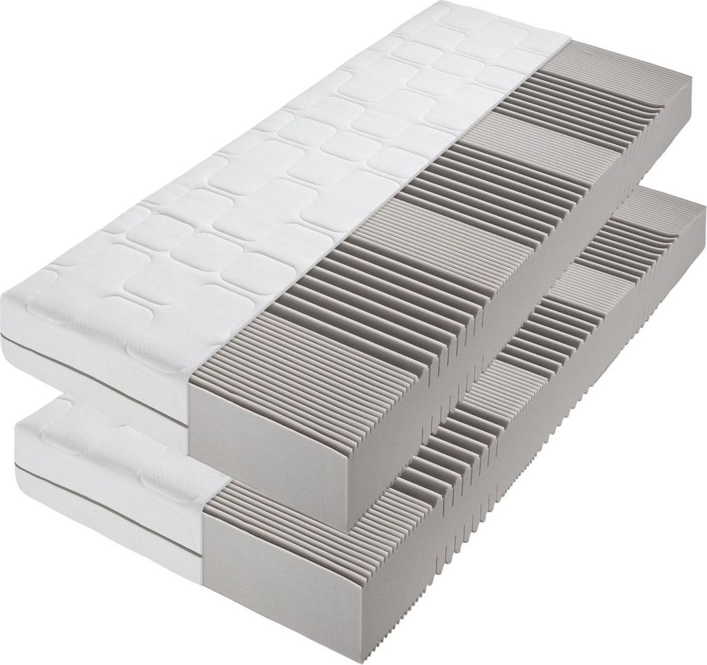 Grand Master Matratze 180x200 (2x Matratze 90x200) Höhe 26cm, 7-Zonen Kaltschaummatratze H3, , Germany