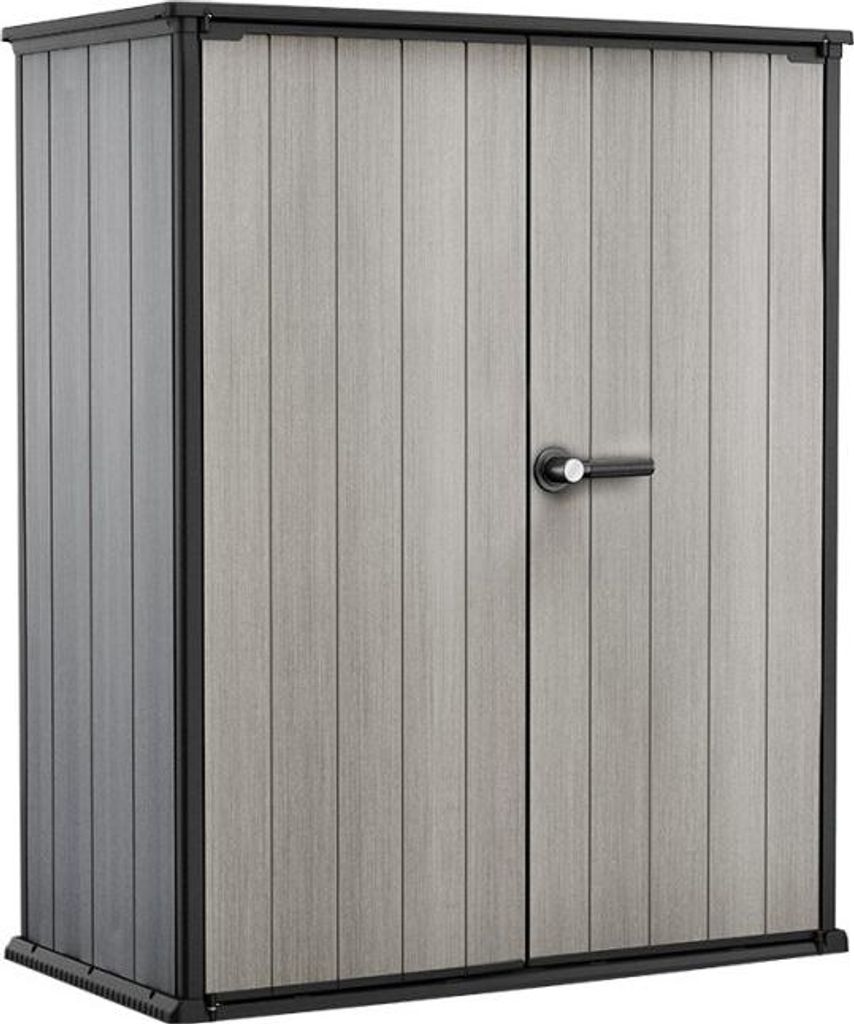 Keter-High Store+-Aufbewahrungsschrank in Holzoptik Produktbild 