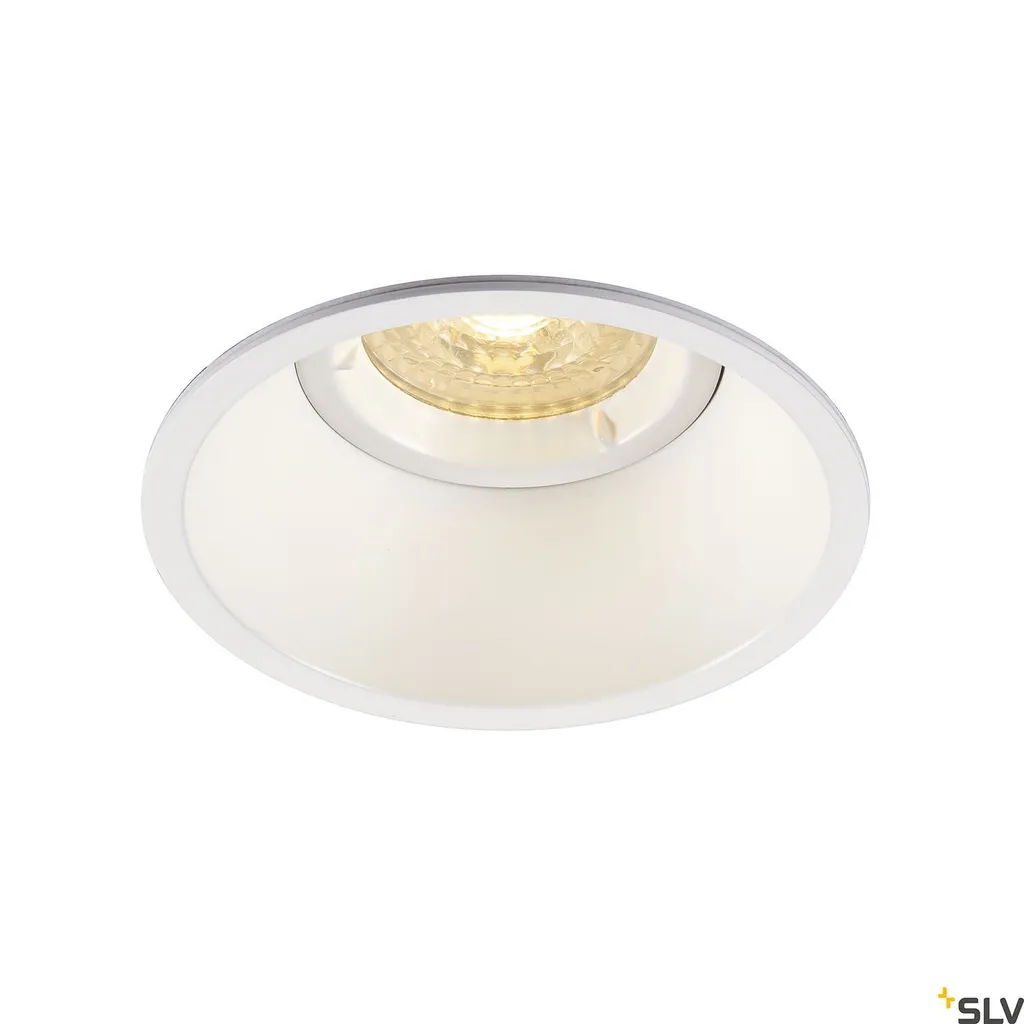 SLV Horn-O Bianco Ø10,6 cm | Faretto GU10 per Illuminazione Moderna