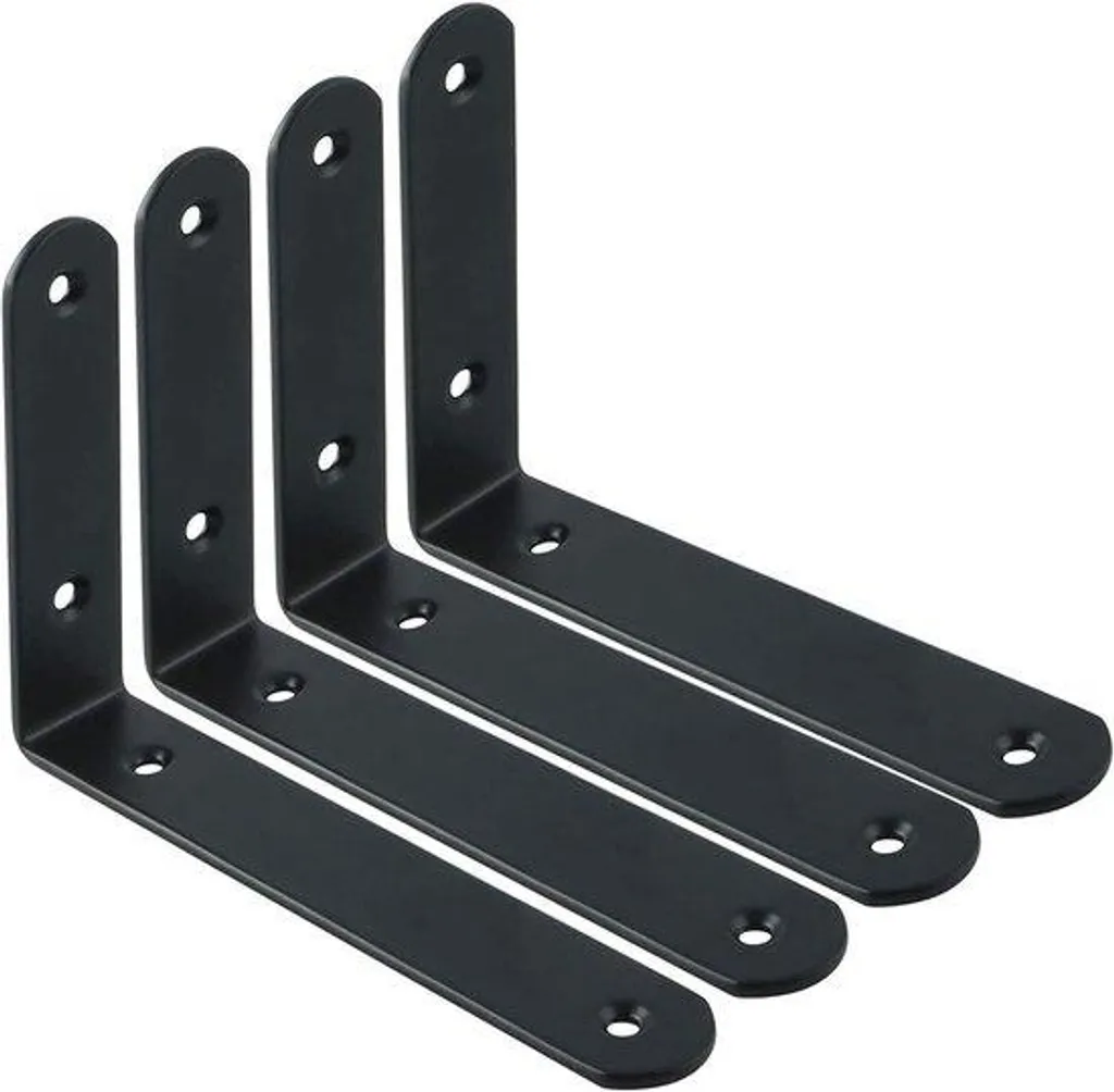 Lot de 4 Appliques Murales Noir Mat pour Rénover votre Éclairage Mural