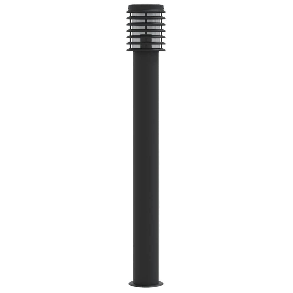 vidaXL Wegeleuchte Schwarz 110 cm Edelstahl Produktbild 