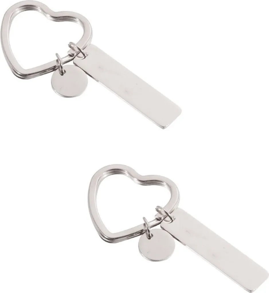 Jovivi Unisex Portachiavi Inciso ci vediamo a casa in Acciaio Inox