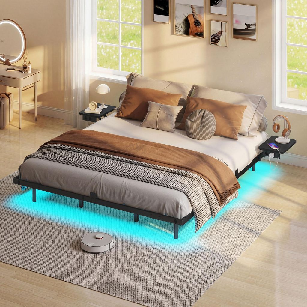 YITAHOME Bettgestell 180 x 200 cm, mit LED-Beleuchtung Produktbild 