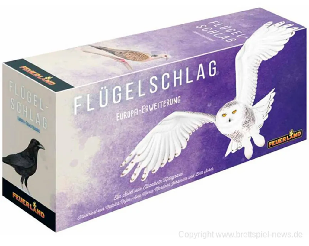 Battement d'ailes Extension Europe - 81 Nouvelles Cartes Oiseaux Illustrées