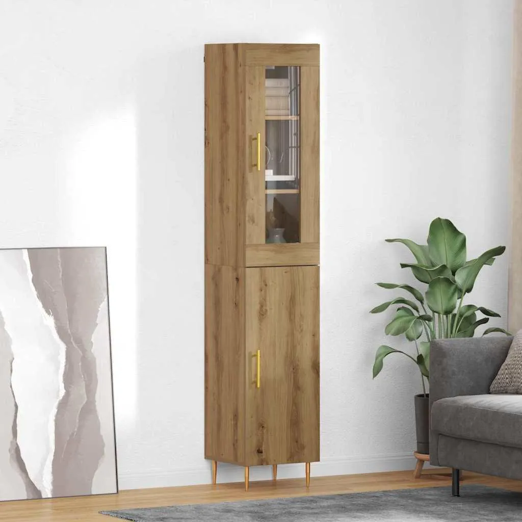 Occasione! Set 2 Credenze vidaXL Quercia Artigianale | Affare Online