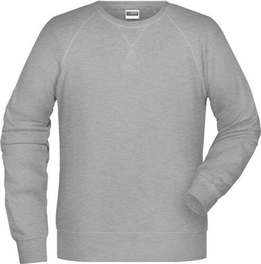 Klassisches Sweatshirt mit Raglanärmeln grey-heather, Gr. XL