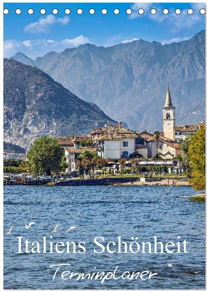 Italiens Schönheit - Terminplaner (Tischkalender 2026 DIN A5 hoch), CALVENDO Monatskalender