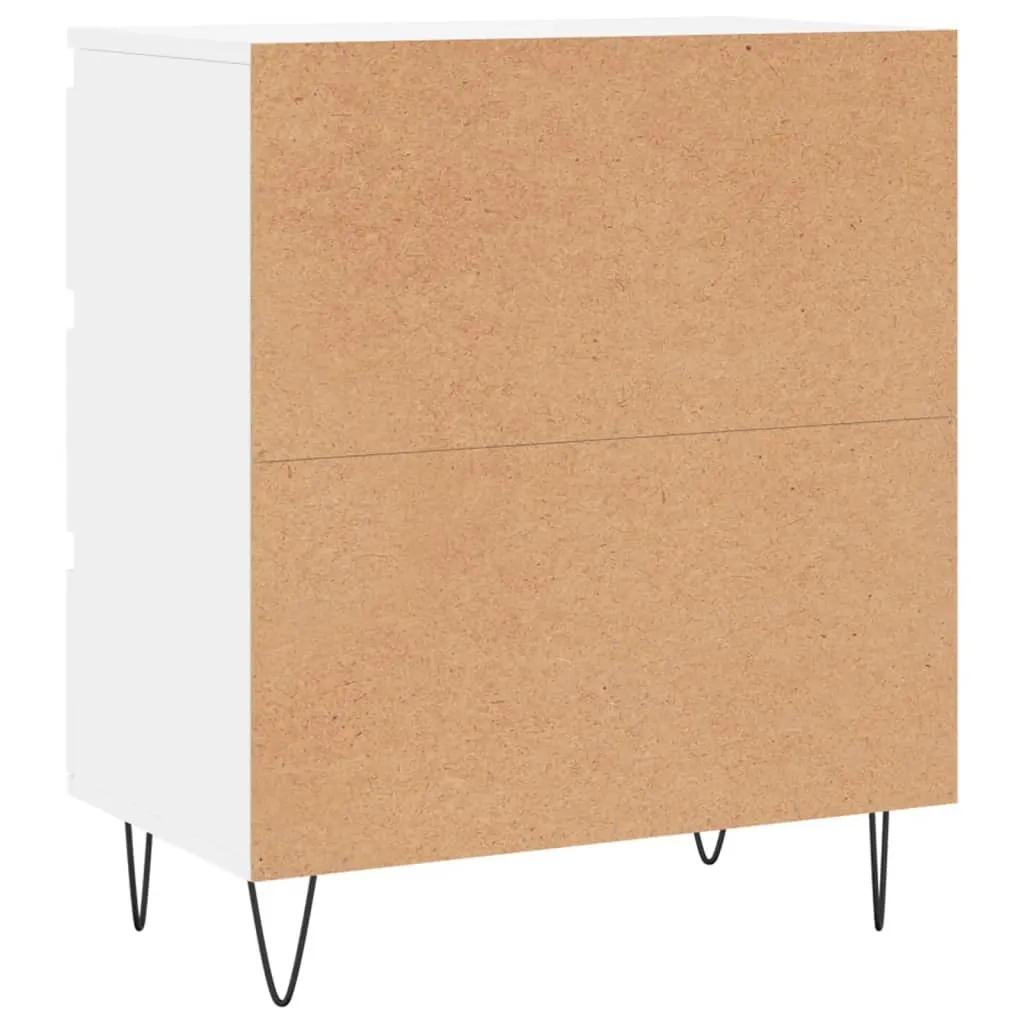 Credenze 3pz Bianco Lucido 60x35x70 cm in Legno Multistrato