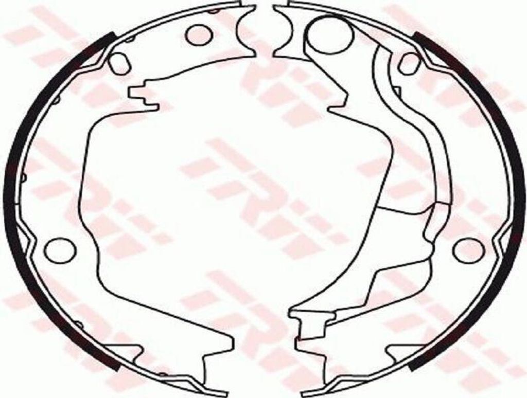 TRW GS8782 Handbremsbeläge für HYUNDAI GETZ (TB) Handbremse 168mm