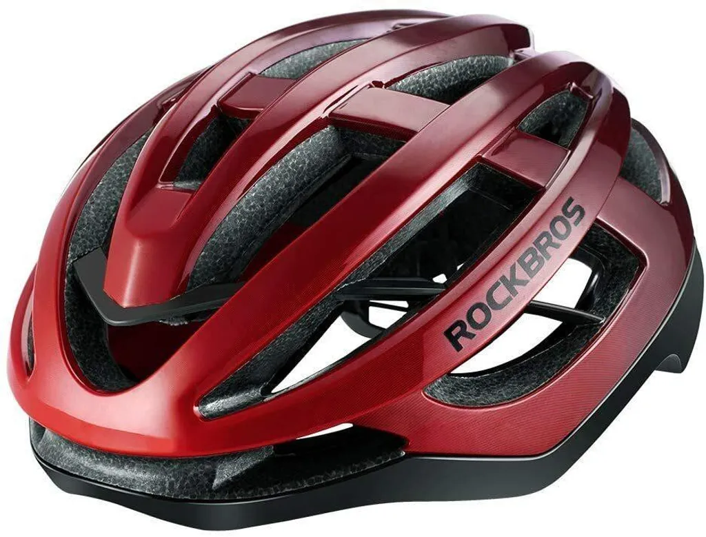 Casque pour VTT et Cyclisme de Route Confortable Rouge 58-63cm L