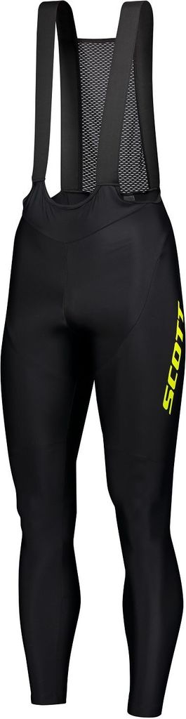 SCOTT Lange Fahrradhose mit Trägern - RC PRO W/O PAD - Schwarz/Gelb M