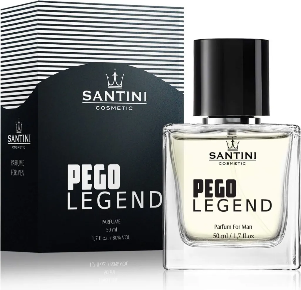 SANTINI PEGO Legend 50ml - Profumo Uomo Seducente Eau de Parfum