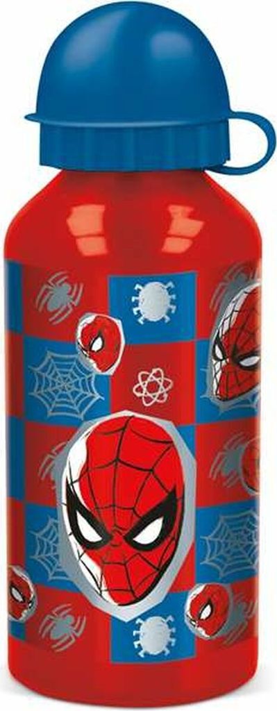 Spiderman Aluminium Trinkflasche Wasserflasche – 400 ml mit Produktbild 