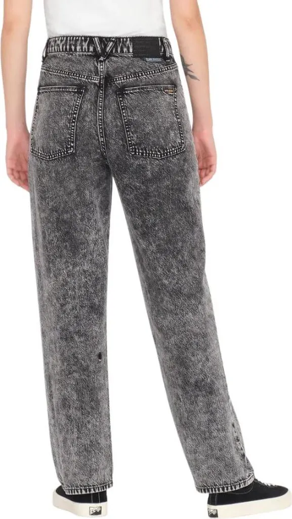 Jean Volcom Daddio Acid Noir 25 : Confort Durable et Style Vintage
