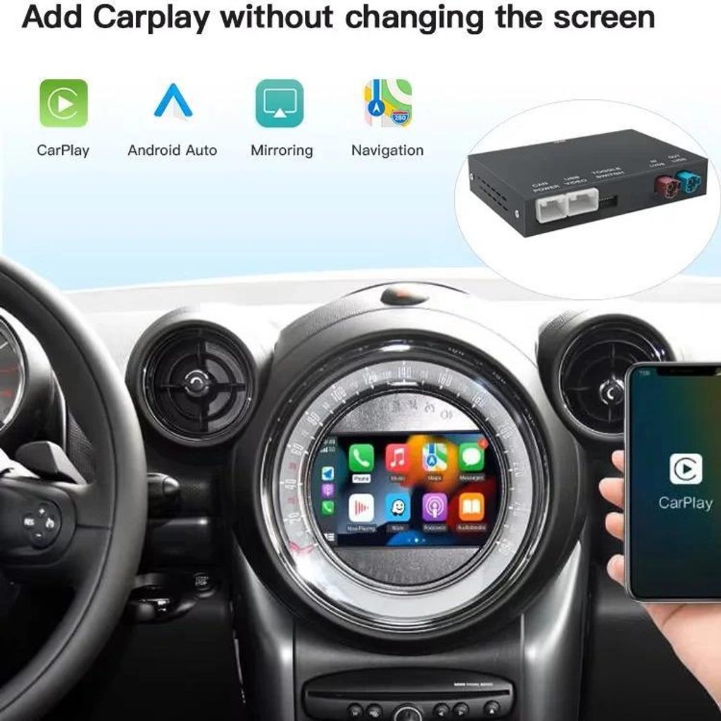 AUTOABC CarPlay Android Auto Interface MINI CIC R55–R61 Produktbild 
