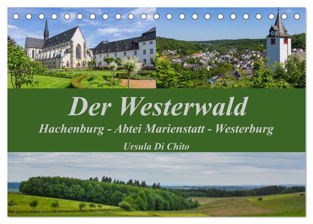 Der Westerwald (Tischkalender 2027 DIN A5 quer), CALVENDO Monatskalender